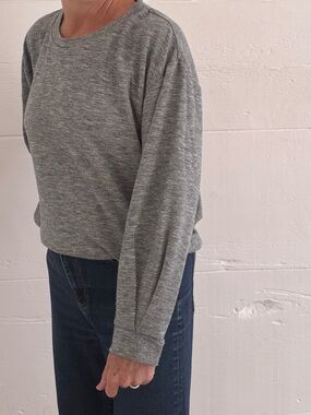 Veronika Maine not just a grey sweatshirt. Australian designer. Size L fits M